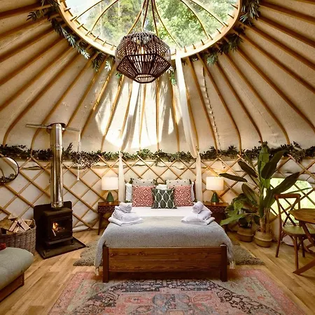 Yurtshire Eavestone - Birch Yurt * 里彭